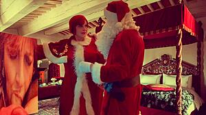 granny carmens christmas in july naughty shawty double vibrator fuck