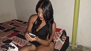 Beautiful Colombian Brunette Latina Sends Vagina Photos To Boyfriend Who Comes To Dominate And Fuck Her Petite Tattooed Body