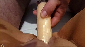 con ayuda de juguetico in amateur latina masturbation massage session