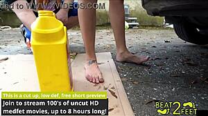 The Perv Neighbor's Intense Fetish With Raven Rogue's Feet