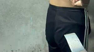 Student In Bathroom Of The Hotel