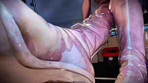 BOW DOWN TO YOUR SUPERIOR GODDESS! Follow her JERK OFF INSTRUCTIONS in this BDSM scene.