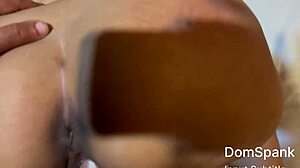 Big Ass Cambodian Girlfriend Pussy and Ass Smashed Hard with Spanking and Screaming in Garage Domination