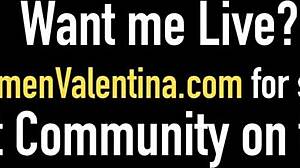 Carmen Valentina's Sweet Pussy Milks Cock On Floor.