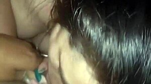 I dominate this woman my way and it gets really good at the end with her pussy exposed