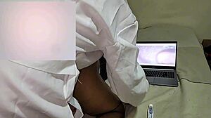 Oh Wow! Brazilian Patient Gets Creampie From Gynecologist Husband In Hospital Exam With Camera Inside Pussy