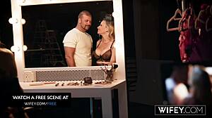 wifey, this cock hungry blonde hotwife sadie rose is getting creampied right in front of her hubby