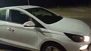 Captain Piça Takes Outdoor Car Ride For Brazilian Transsexual Adventure