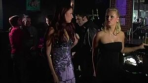 Watch these hot lesbians go wild at the private club – licking wet pussies, orgasms, and dirty talk!