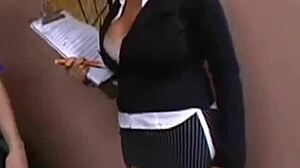 Big Tits Blonde Milf Portrait