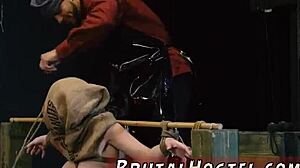 Big-breasted towheaded sweetie Cristi Ann went on a hardcore teen sex adventure. She took dildo anal in HD with bound bondage and extreme fetish domination.