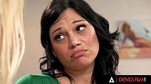 Ready for swinger threesome with big tits milfs Mona Azar and Slimthick Vic deepthroating and rough pussy licking?