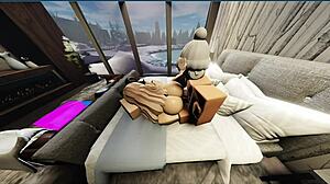 Oh wow, having sex with a fan who has this massive monster cock is intense. It's like riding a huge big cock adventure every time.