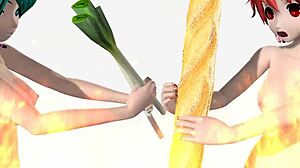 Hatsune Miku Teto Neru triple baka project diva volledige naakte mod