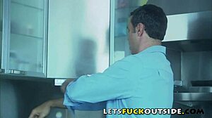 Blonde Cosplay Couple Fucks Outdoors In Public Country Setting With Big Monster Cock Action