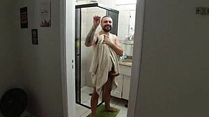 blowjob and gaping in bisexual backstage with big ass creampie at mattos movies