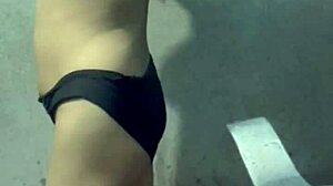 Student In Bathroom Of The Hotel