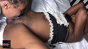 two black lesbian lovers as roommates lick juicy pussies close-up with squirting in dorm every day 😏👩‍❤️‍💋‍👩💦