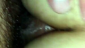 Giving it to my woman in the ass while she's tied up.