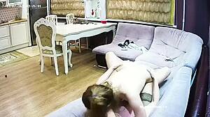 Horny beauty in stockings craved passionate pussy fingering before riding hard cock wildly.