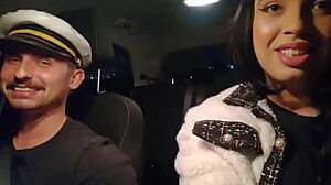 Captain Piça Takes Outdoor Car Ride For Brazilian Transsexual Adventure