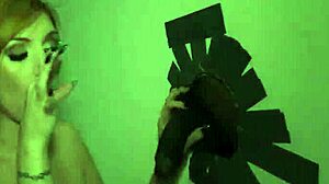 Oh yeah, suck that big black cock deep, the redheaded whore moaned at the gloryhole. She took the monster load in creampie ecstasy, begging for more intense interracial action.