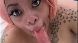 coach me on how to throat thee, like this mature ebony milf giving big cock blowjob pov in full movie