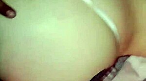 latina with a big ass bends over in doggystyle wearing a thong like a total slut