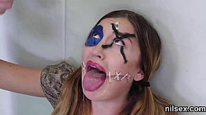 wicked cutie ends up in butthole loony bin facing painful brutal anal treatment