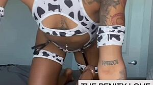 Serenity Love performs in this solo ebony compilation