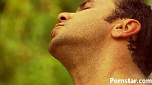 Naked hottie samantha slater blows big cock outdoors in caribbean