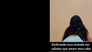 she wore that shortinho socado tightly, rebolando gostoso as a teasing prostitute in the big ass creampie scene