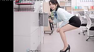 What happens in Ccplay1211's jerk off challenge part 1 with sexy Asian cosplay.