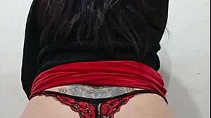 Latina wife turns into prostitute seeking cocks and ends up fucking while moaning like a whore.