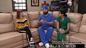 hey, wanna see how ditria roses pierced nipples and tight pussy get dominated in latex gloves for a creampie orgasm in missionary pov?