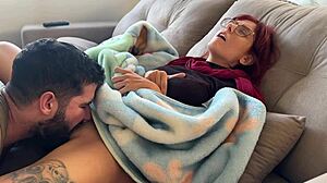 I caught her masturbating and finished the job