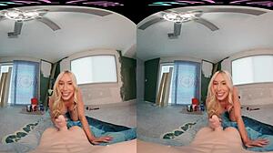 i'm getting handsy with this shaved blonde in vrallure pov