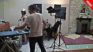 i'm seduced by this nurse costume in a hot hospital photoshoot with stockings