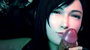 brunette with nice tits got covered in so much cum