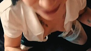 Watch Me Fuck Another Guy While My Cuckold Husband Films It All!