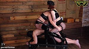 I'm Getting Fucked In The Ass With Two Big Cocks At Once In This Femdom Threesome