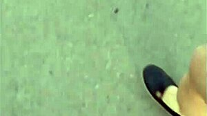 Harassing Mature Woman With Big Butt In Skirt On Streets Of Lima Peru