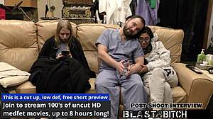 Jasmine Roses Thigh Gets Blasted With Cum