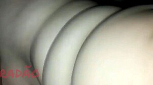 bbw latina with huge saggy natural tits gets cum in her ass from homemade pov cuckold session