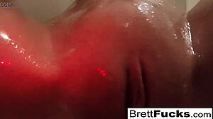 Oh My, Busty Brett Rossi Gets Super Horny In Steamy Bath!