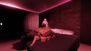 brunette dragged me to her hotel room and fucked me hard with that big ass bouncing on my monster cock