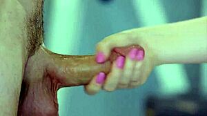 Horny Gym Instructor Interrupts Beautiful Sporty Blonde Milf During Workout Routine