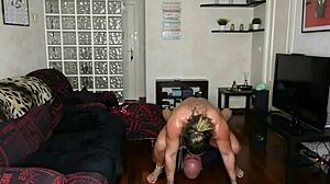 I fuck the policeman who came to arrest me with deepthroat and anal in trailer