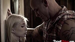 i wonder if my petite 18+ blonde body can handle such domination with that swollen pussy stretching taboo