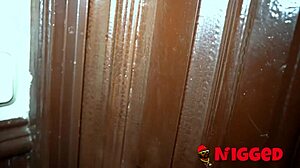 I feel so excited as petite Latina Daniela Nerea takes double black cock rough